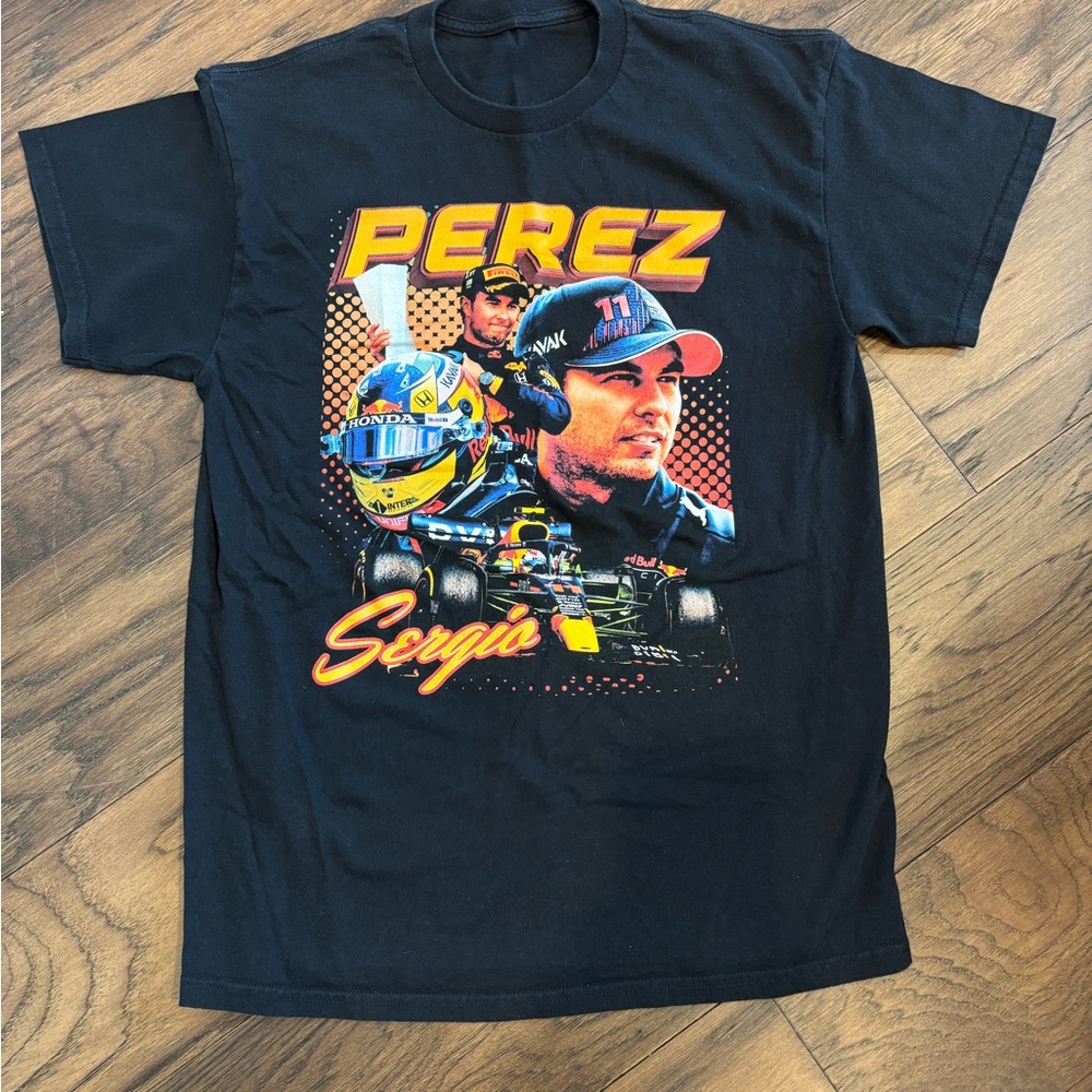 Sergio “Checo” Perez Black Graphic T-Shirt